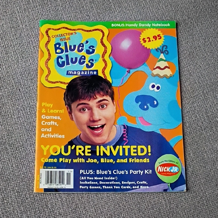 Winter 2006 Blues Clues Magazine Collectors Issue